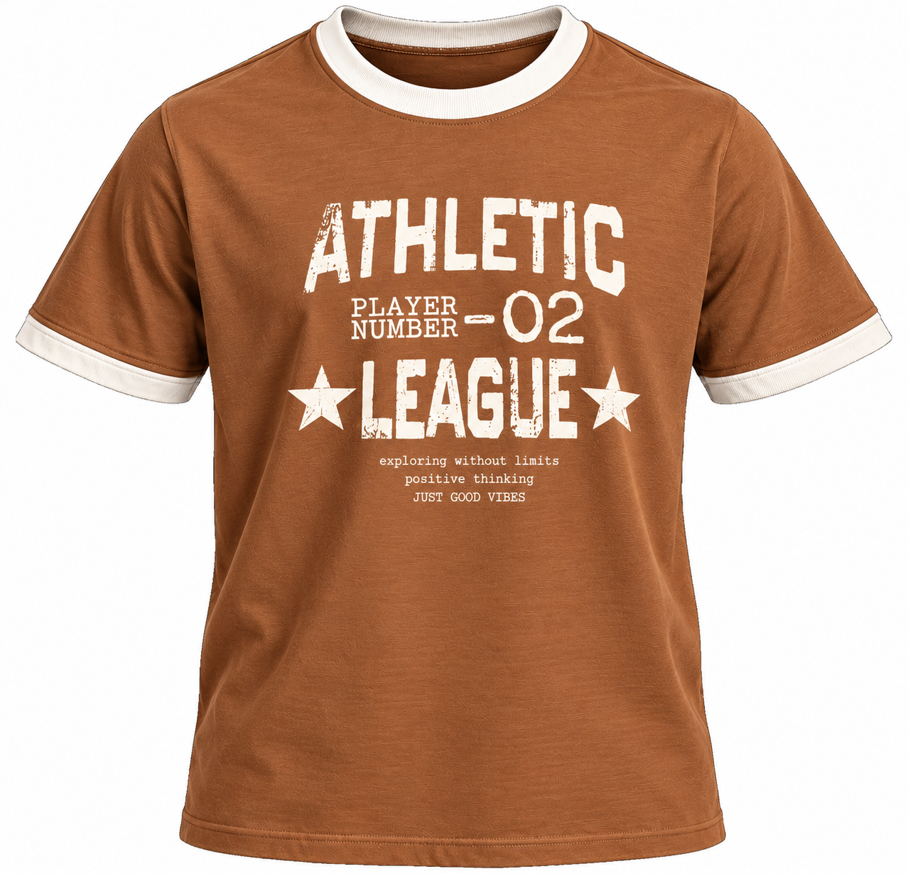 Caramel Athletic Vintage Ringer Tee